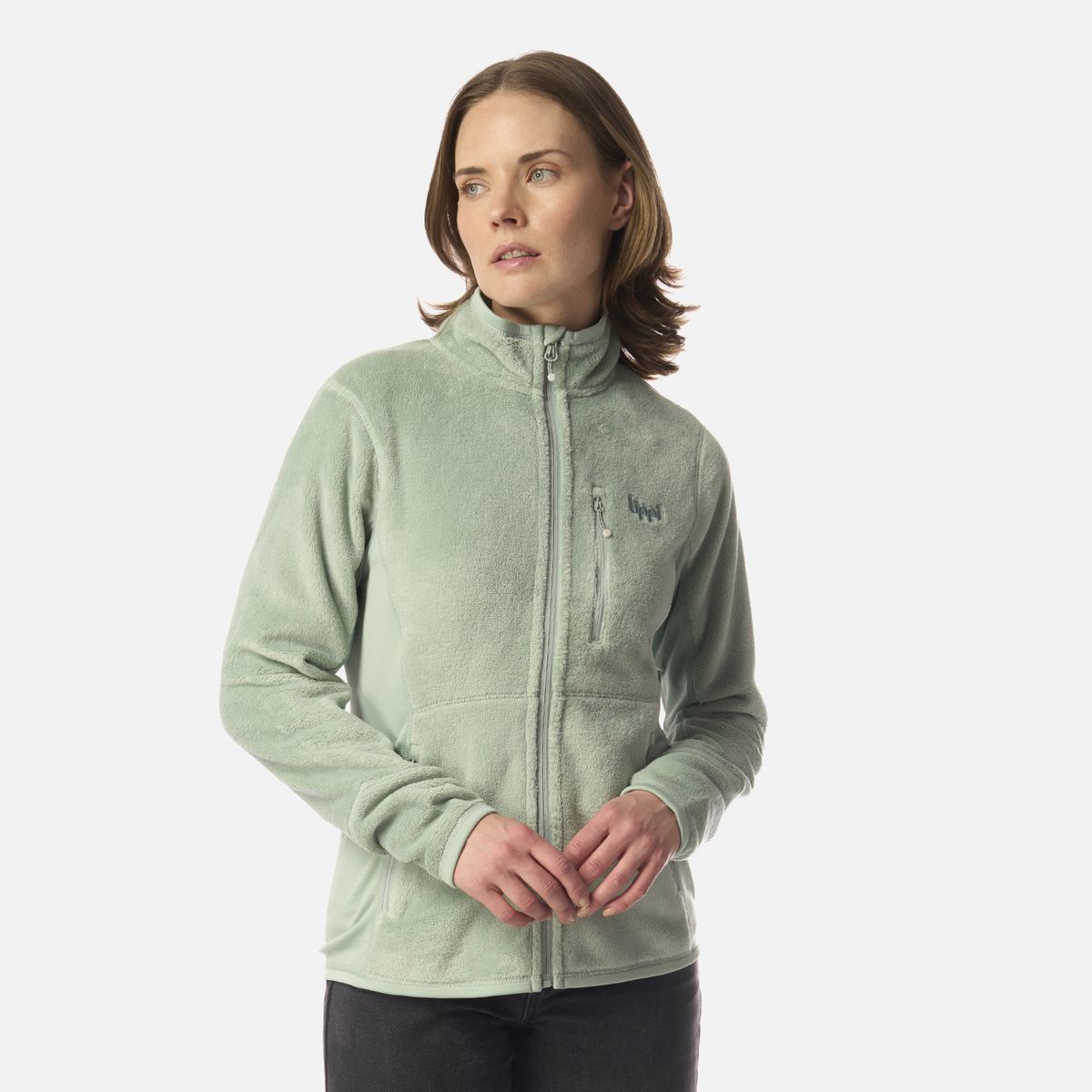LIPPI - Polar Mujer Numan Shaggy-Pro Jacket Jade Lippi