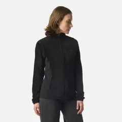 LIPPI - Polar Mujer Numan Shaggy-Pro Jacket Negro