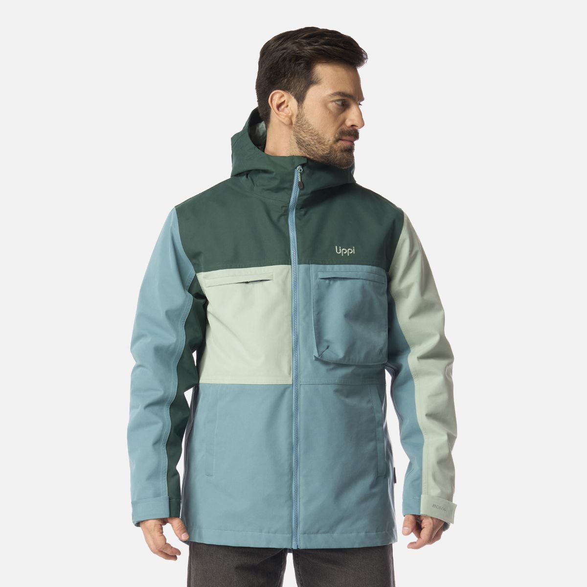 LIPPI - Chaqueta Hombre Citizen Warm B-Dry Hoody Jacket Petroleo Lippi