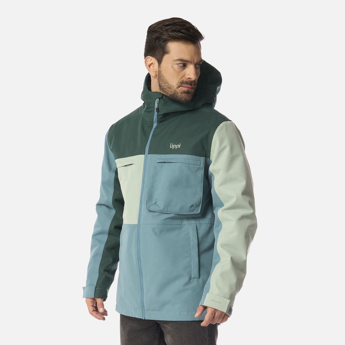 LIPPI - Chaqueta Hombre Citizen Warm B-Dry Hoody Jacket Petroleo Lippi