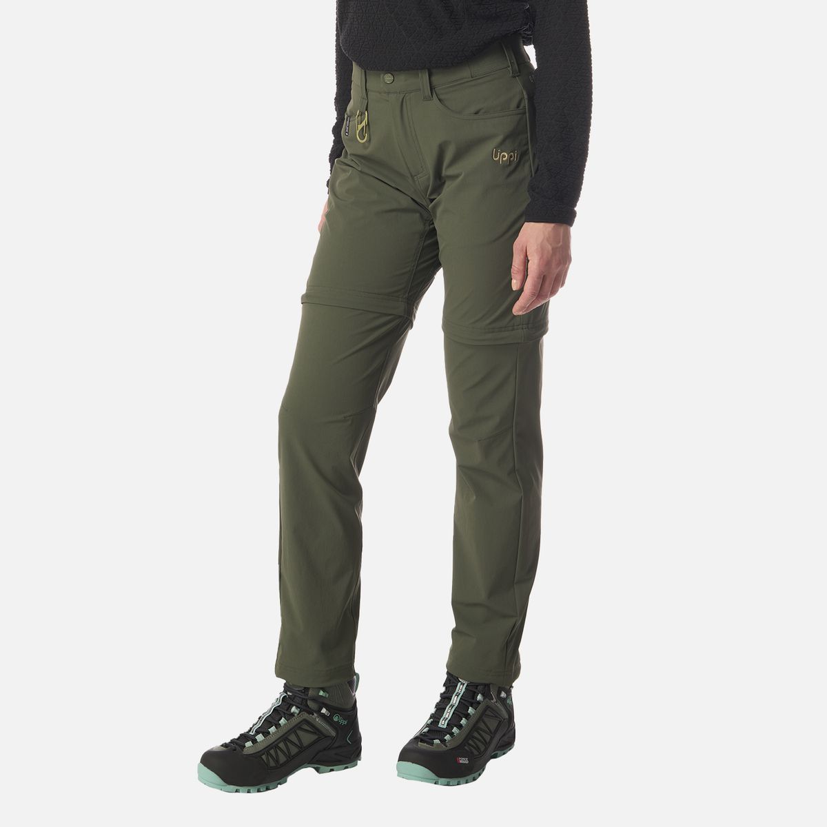 LIPPI - Pantalón Mujer Lennox Q-Dry Mix-2 Pants Verde Militar Lippi
