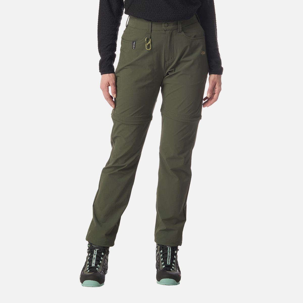 LIPPI - Pantalón Mujer Lennox Q-Dry Mix-2 Pants Verde Militar Lippi