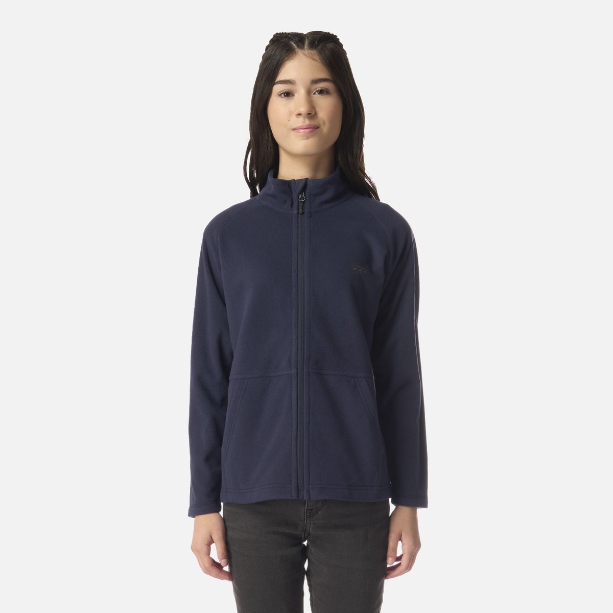LIPPI - Polar Teen Girl Cold Day Therm-Pro Full Zip Jacket Azul Marino Lippi