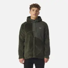 LIPPI - Polar Teen Boy Bear Shaggy-Pro Hoody Jacket Verde Militar