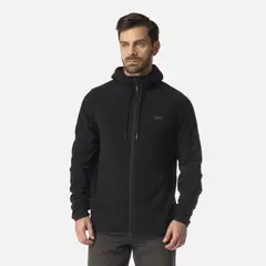 LIPPI - Polar Hombre Stripes Nano-F Full Zip Hoody Negro