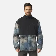 LIPPI - Polar Hombre Glaciar Sherpa-Pro Jacket Print Negro