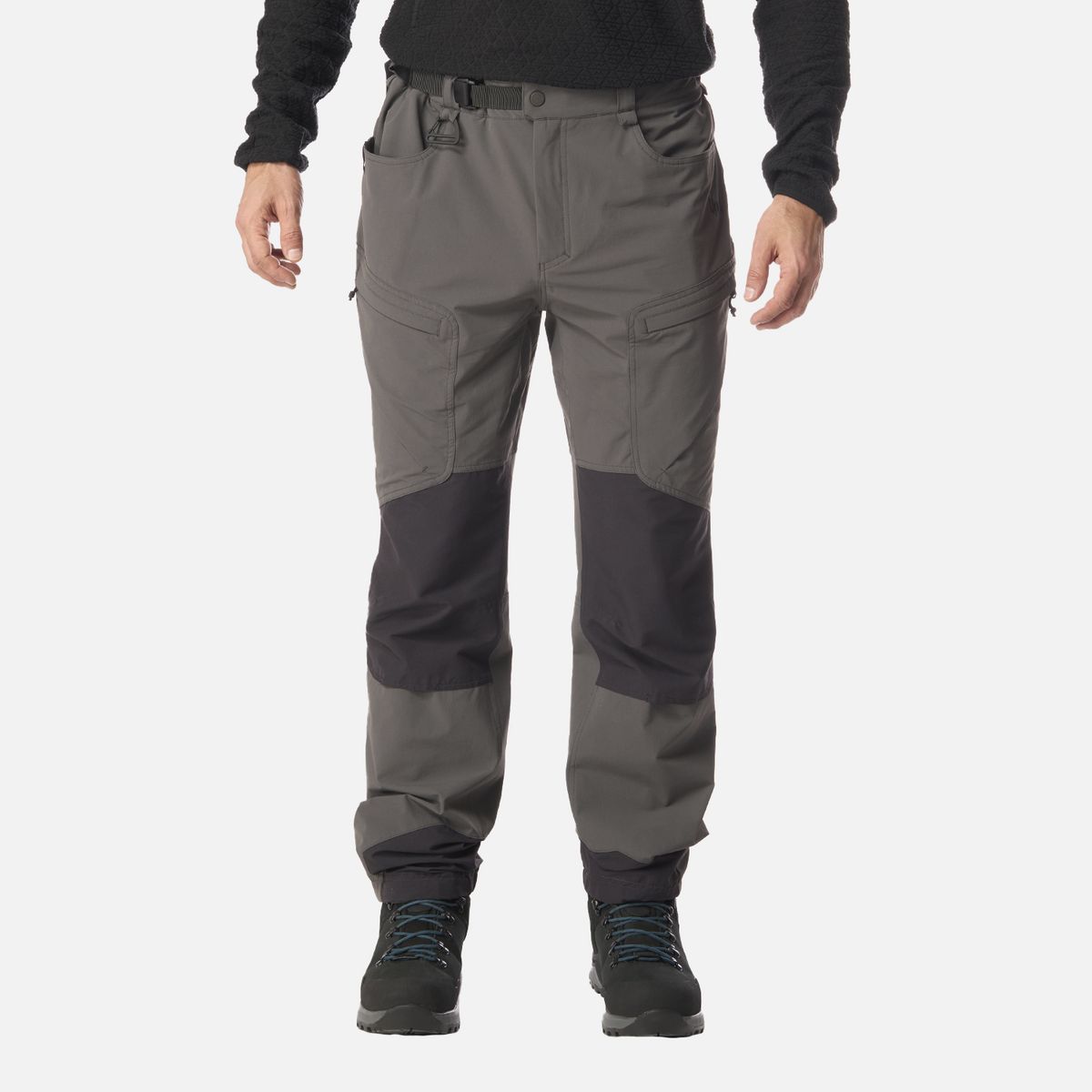 LIPPI - Pantalón Hombre Wollaston Mountain Q-Dry Regular Fit Pants Gris Lippi