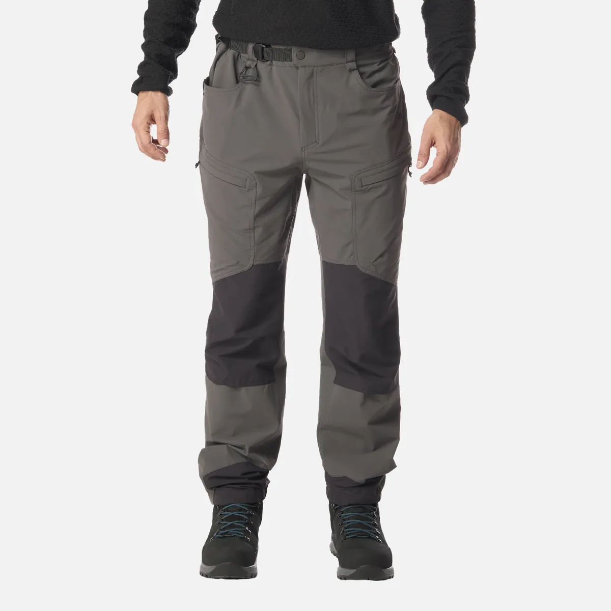 LIPPI - Pantalón Hombre Wollaston Mountain Q-Dry Regular Fit Pants Gris Lippi