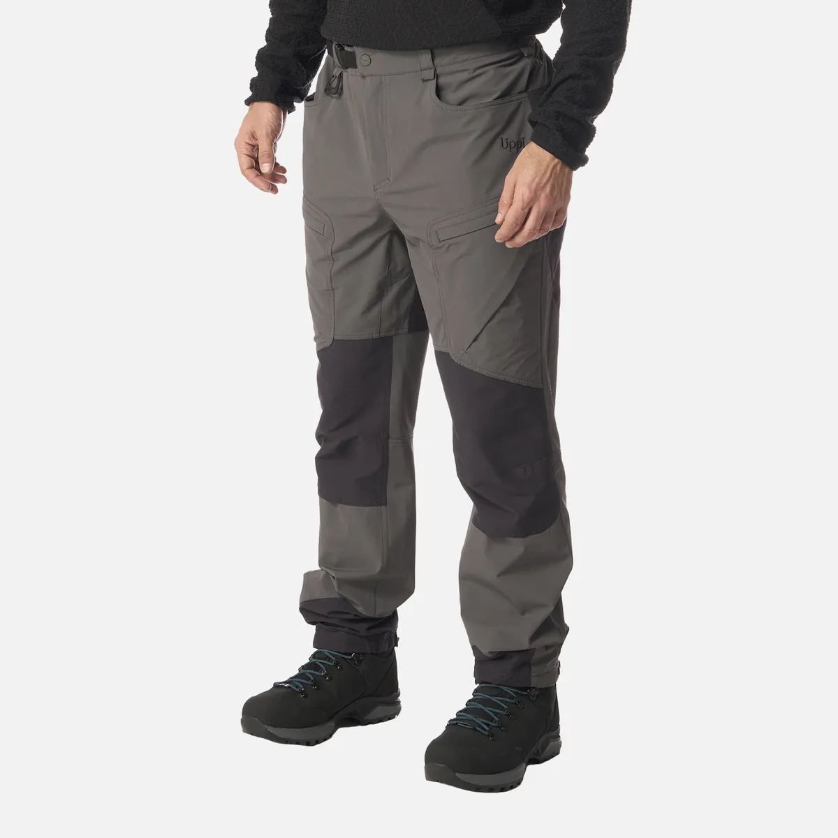 LIPPI - Pantalón Hombre Wollaston Mountain Q-Dry Regular Fit Pants Gris Lippi