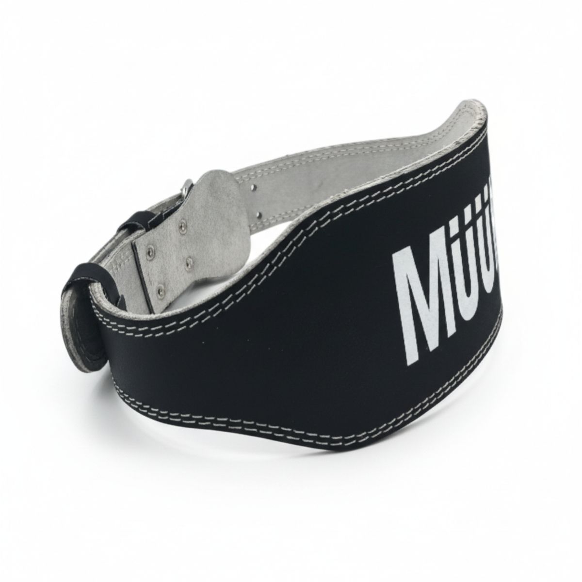 MUUK - CINTURON DE PESAS CUERO MUUK NEGROBLANCO XL