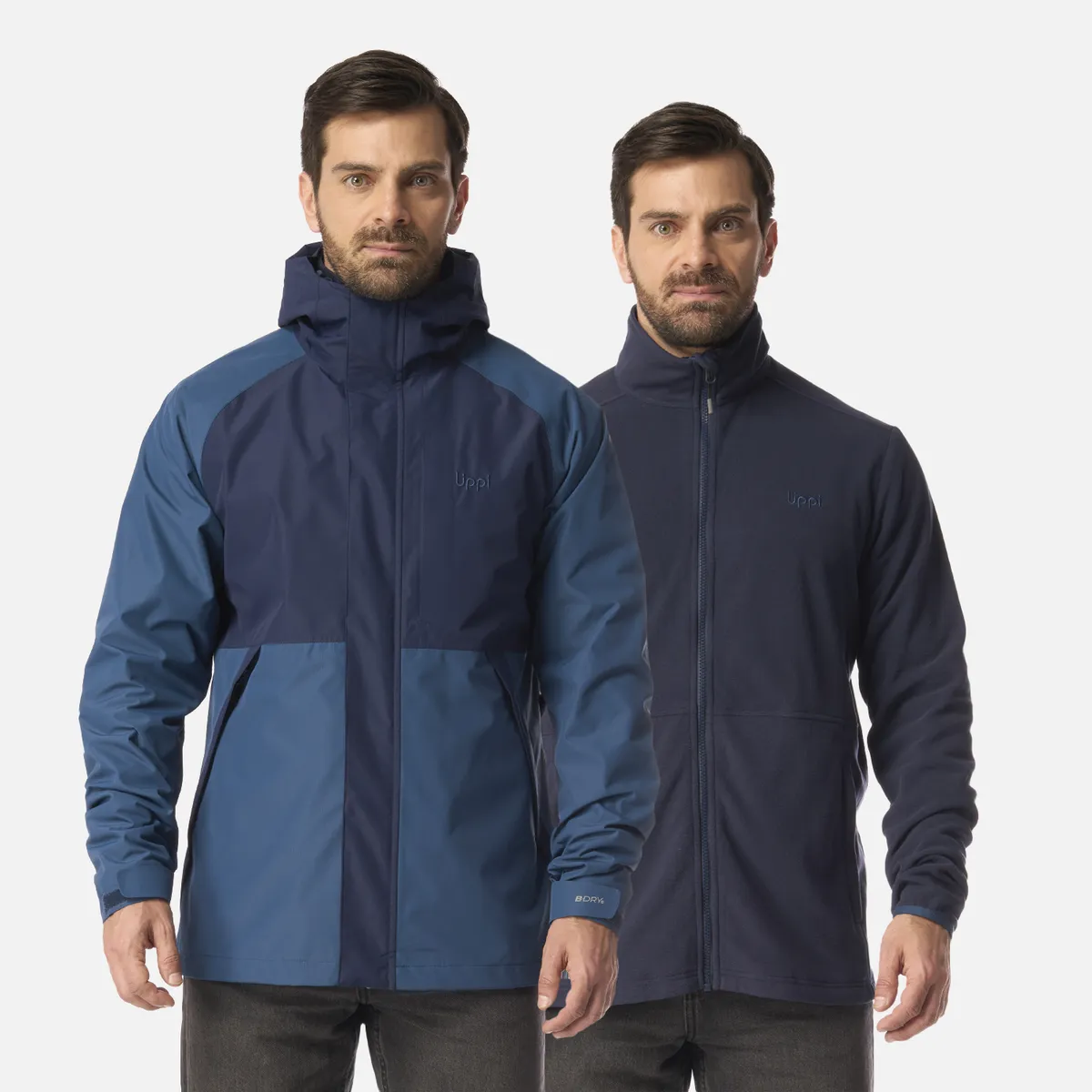LIPPI - Chaqueta Hombre Lake Fusion 3 B-Dry Jacket Azul Oscuro Lippi