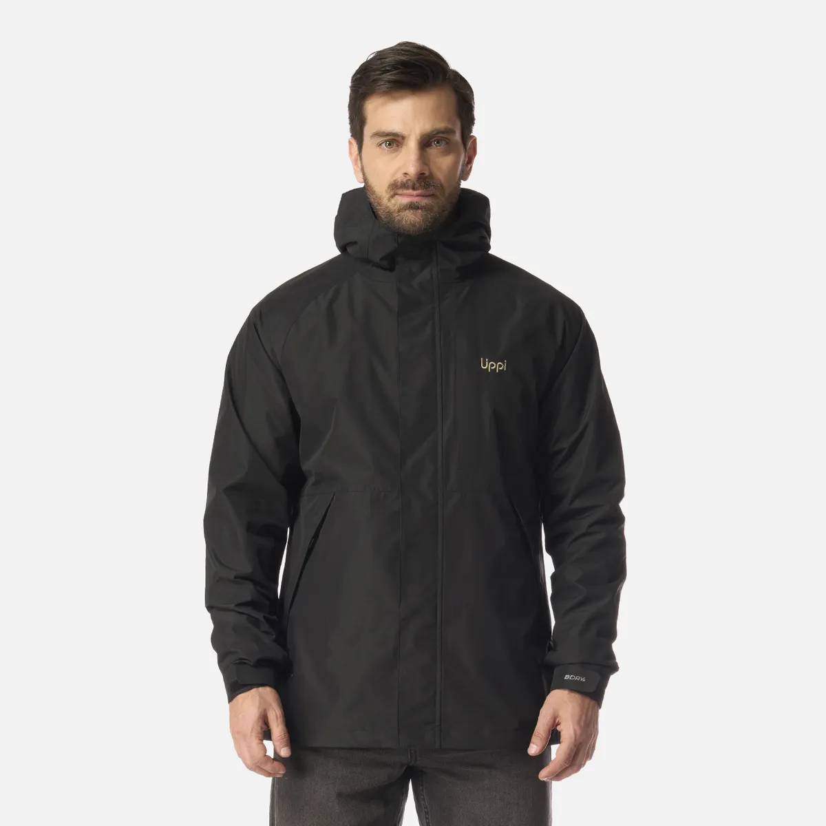 LIPPI - Chaqueta Hombre Lake Fusion 3 B-Dry Jacket Negro Lippi