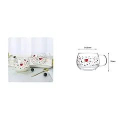 GENERICO - TAZA DE VIDRIO X6UND 410ML