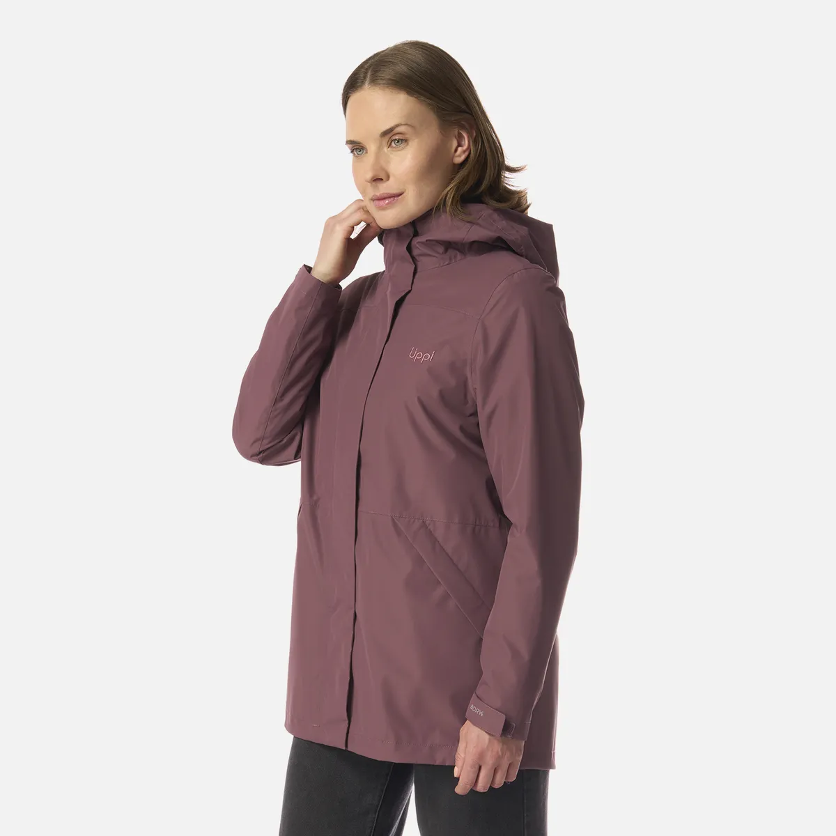 LIPPI - Chaqueta Mujer Lake Fusion 3 B-Dry Jacket Vino Lippi
