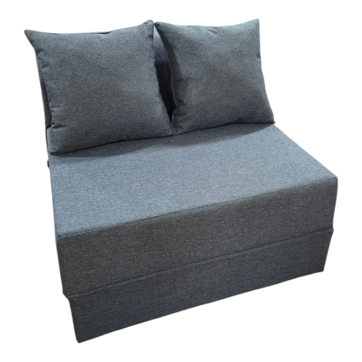 RECUTEX - SOFA CAMA ESPUMA  GREY PREMIUM 190X90X18 1pza