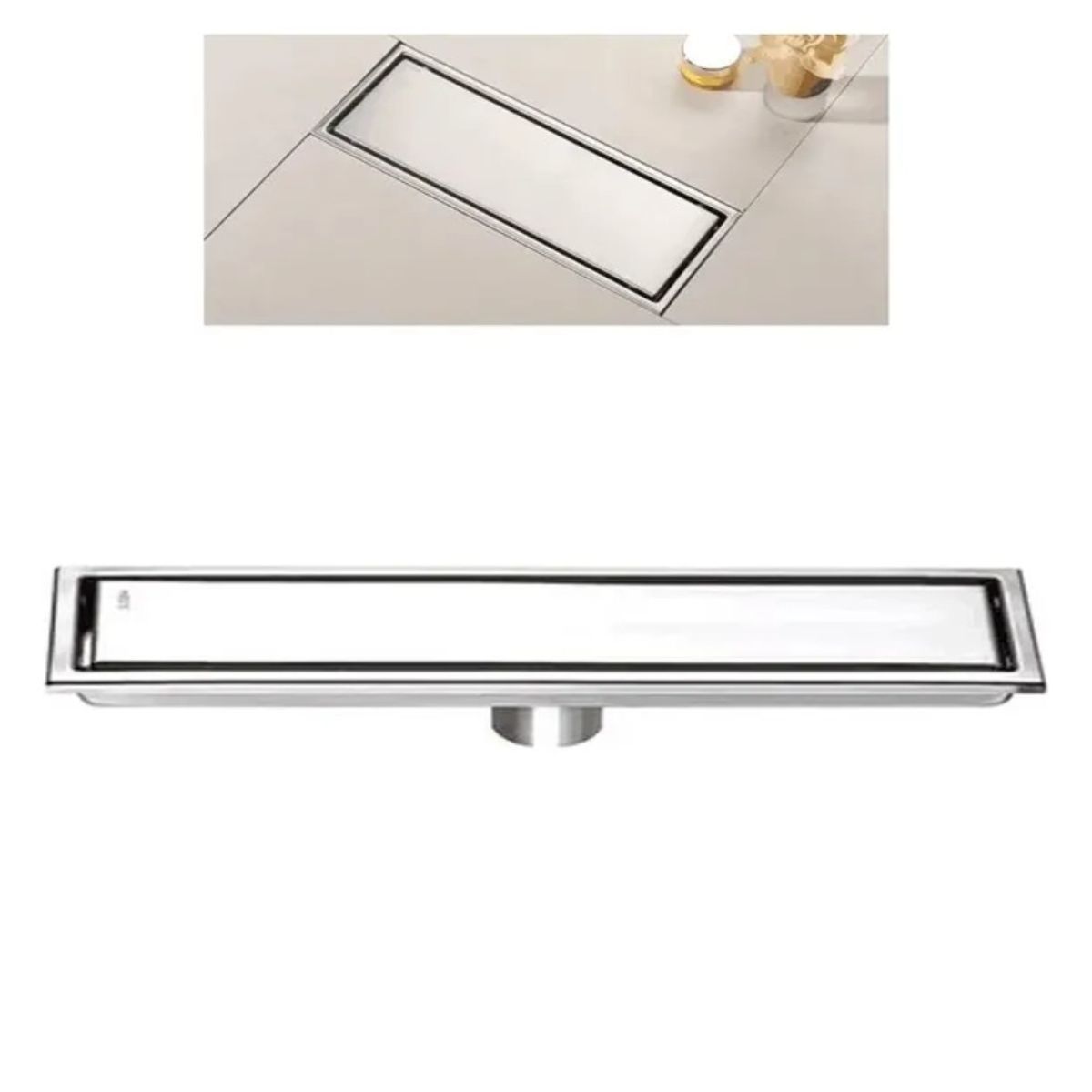 GENERICO - Piso Drenaje Rectangular Antiolor Ducha Antiobstrucción 40cm BELUG