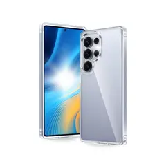 COMPUTECH - Funda / Carcasa Premium Para Samsung S26 Ultra Antishock Con Proteccion De Camara / Transparente Antiamarilleo