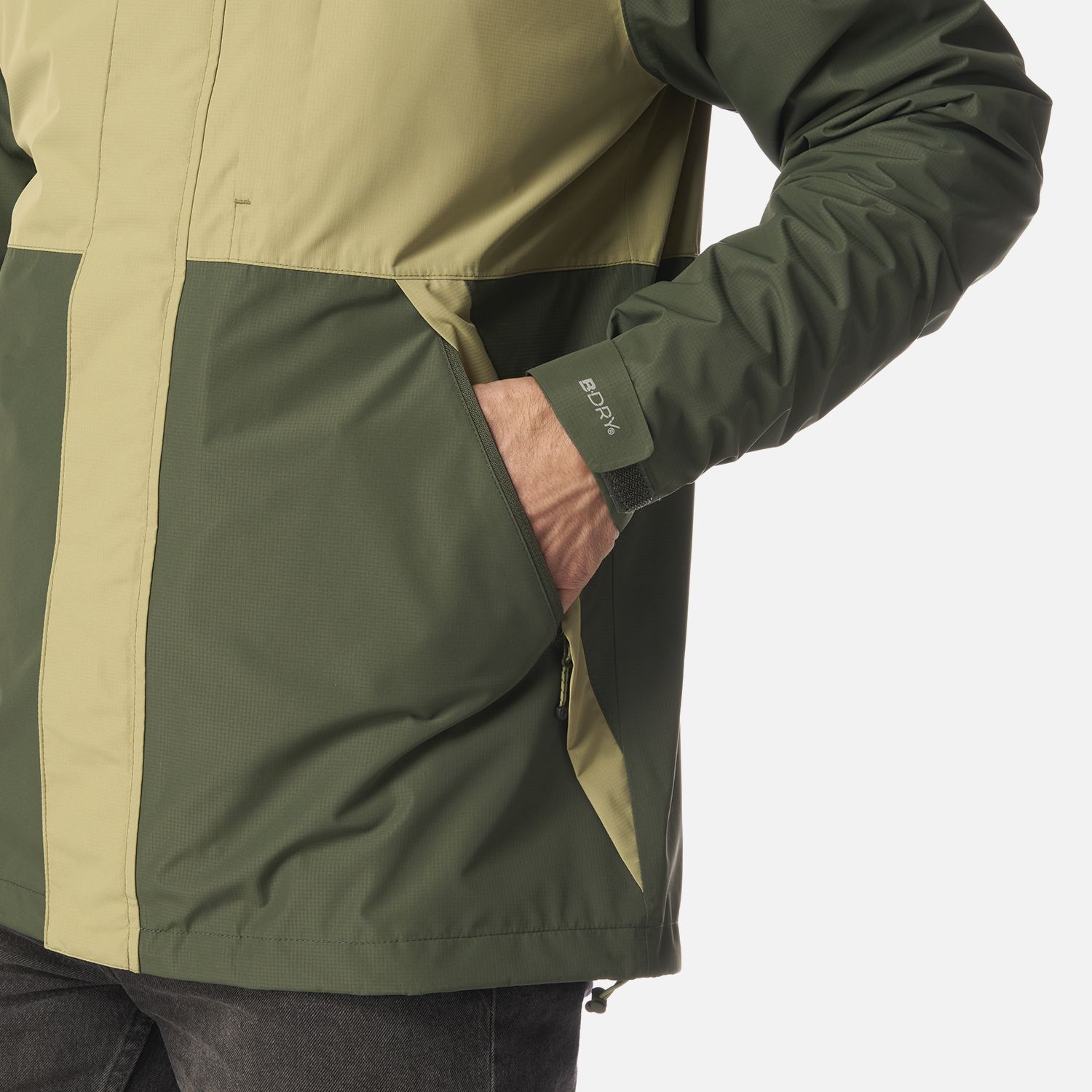 LIPPI Chaqueta Hombre Lake Fusion 3 B-Dry Jacket Verde Militar