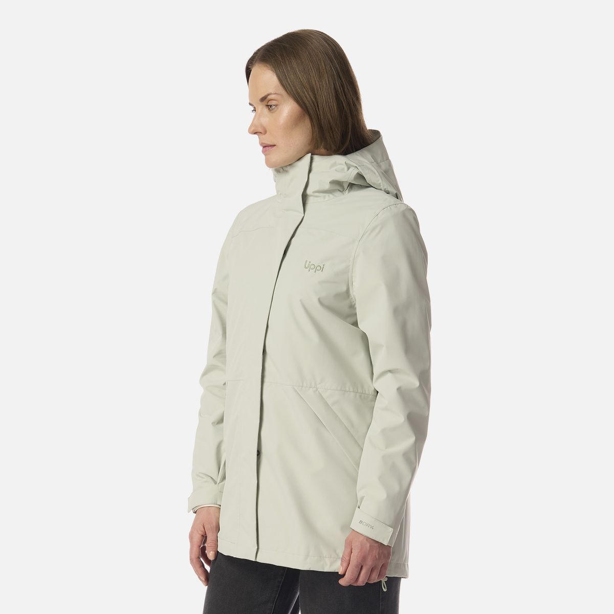 LIPPI - Chaqueta Mujer Lake Fusion 3 B-Dry Jacket Verde Agua Lippi