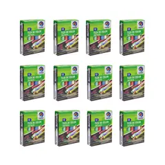 HAND - 12 Tizas De Colores Sin Polvo 12 Unid Multicolor