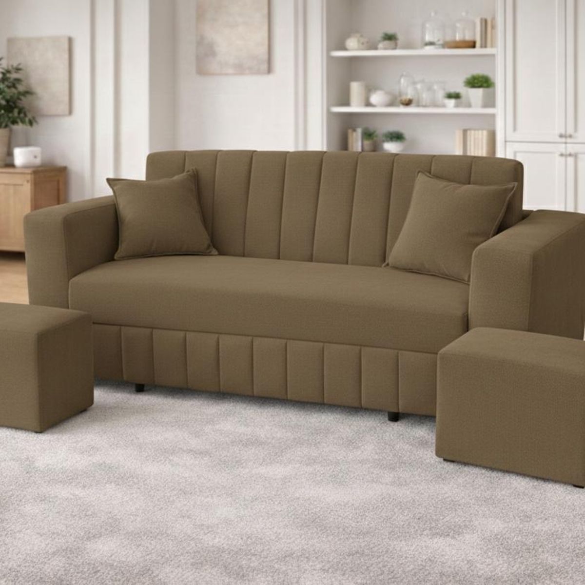 GENERICO - SOFA CAMA ESPARTA 185 x 90 x 75cm