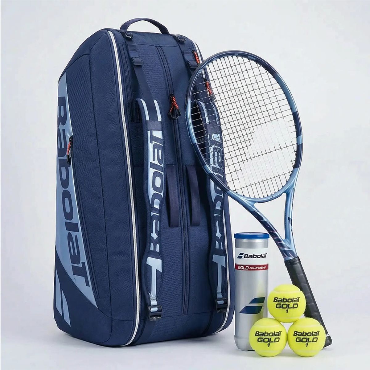 BABOLAT - PACK TENIS BABOLAT RAQUETA PURE DRIVE + GEN11 /GRIP 2 + BOLSO DRIVE RH12 + TARRO CHAMP
