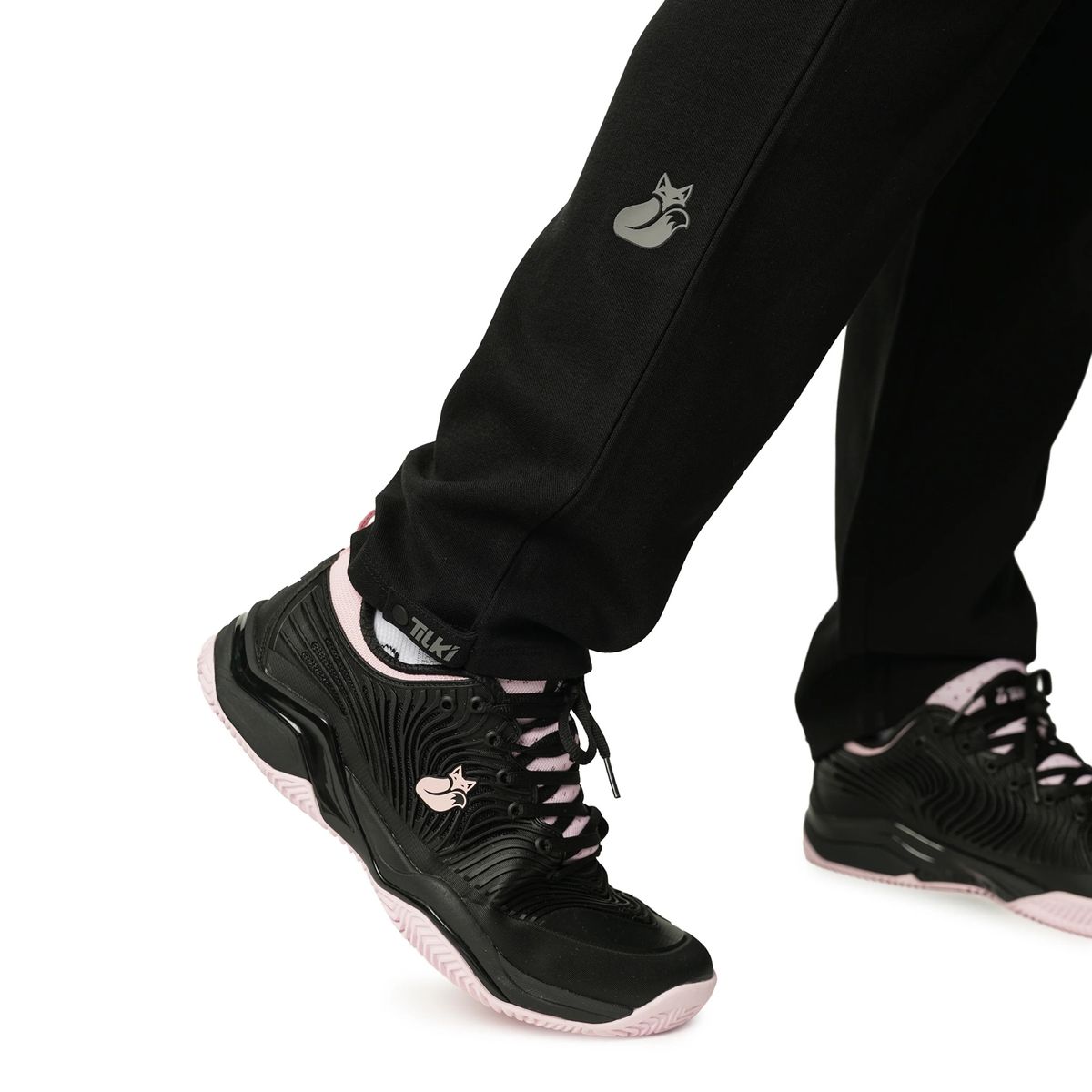 TILKI - Pantalon Tilki Algodon Straight Lehinde Negro Tenis Padel