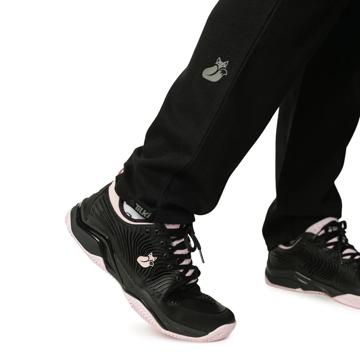TILKI - Pantalon Tilki Algodon Straight Lehinde Negro Tenis Padel
