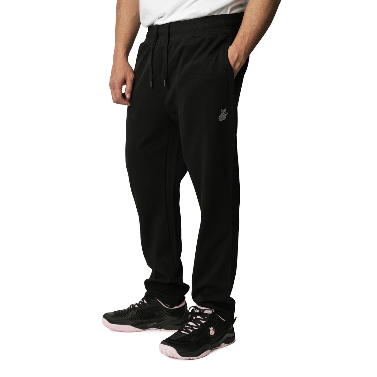TILKI - Pantalon Tilki Algodon Straight Lehinde Negro Tenis Padel