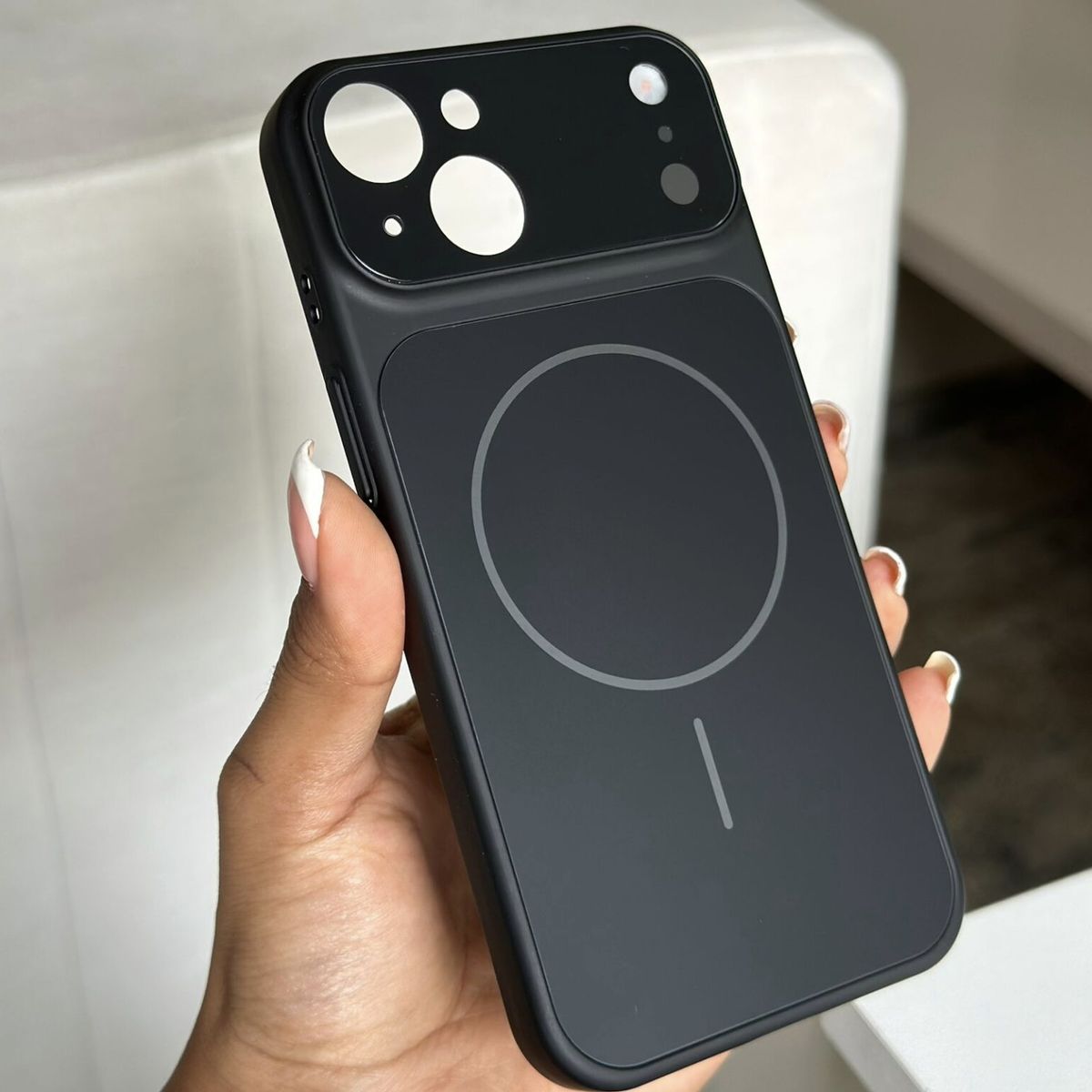 GENERICO - Carcasa para iphone 15 con apariencia Ip 17 pro max magnética