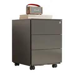 UPLIFT - Cajonera Móvil Metálica 3 Cajones con Llave