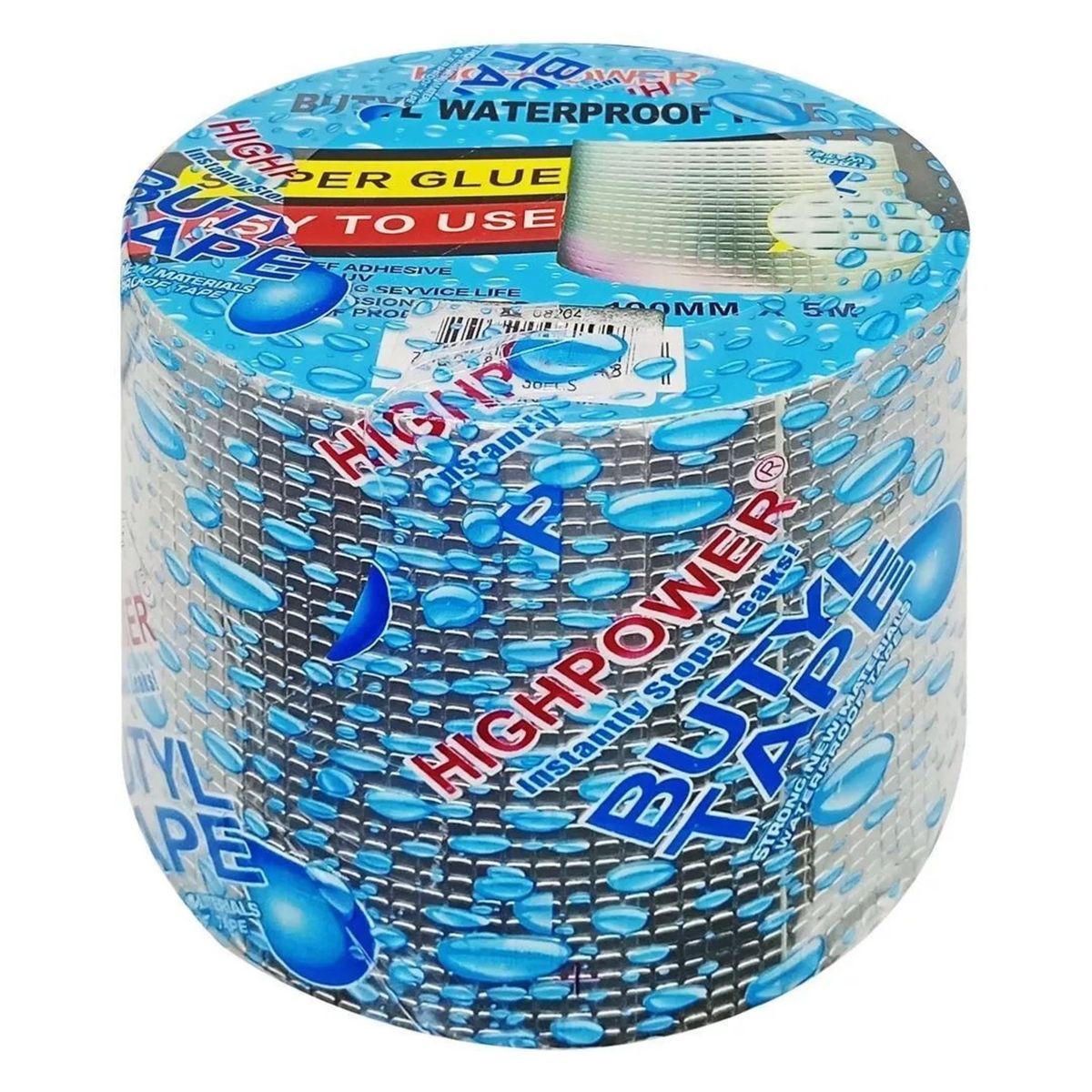 GENERICO - PACK X3 CINTA TAPAGOTERA IMPERMEABLE DE BUTILO 5 METROS