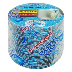 GENERICO - PACK X3 CINTA TAPAGOTERA IMPERMEABLE DE BUTILO 5 METROS