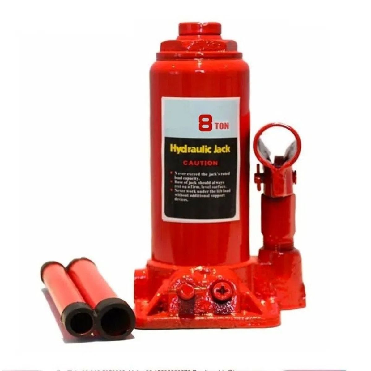GENERICO - GATO HIDRÁULICO DE BOTELLA 8 TONELADAS HYDRAULIC JACK