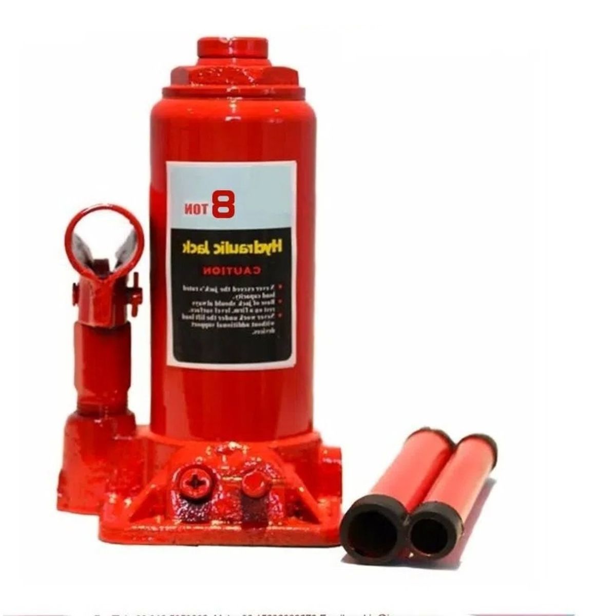 GENERICO - GATO HIDRÁULICO DE BOTELLA 8 TONELADAS HYDRAULIC JACK