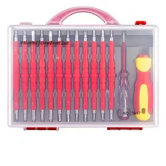 GENERICO - JUEGO DE DESTORNILLADORES 26 EN 1 JUEGO DE ELECTRICISTA