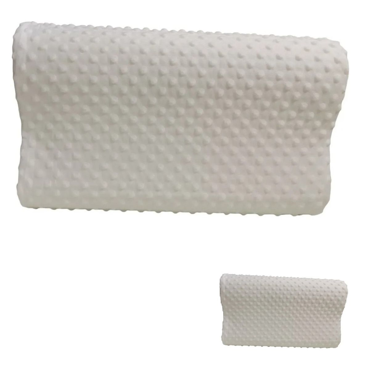 GENERICO - ALMOHADA ORTOPEDICA VISCOELASTICA AJUSTE CERVICAL PILLOW BLANCO