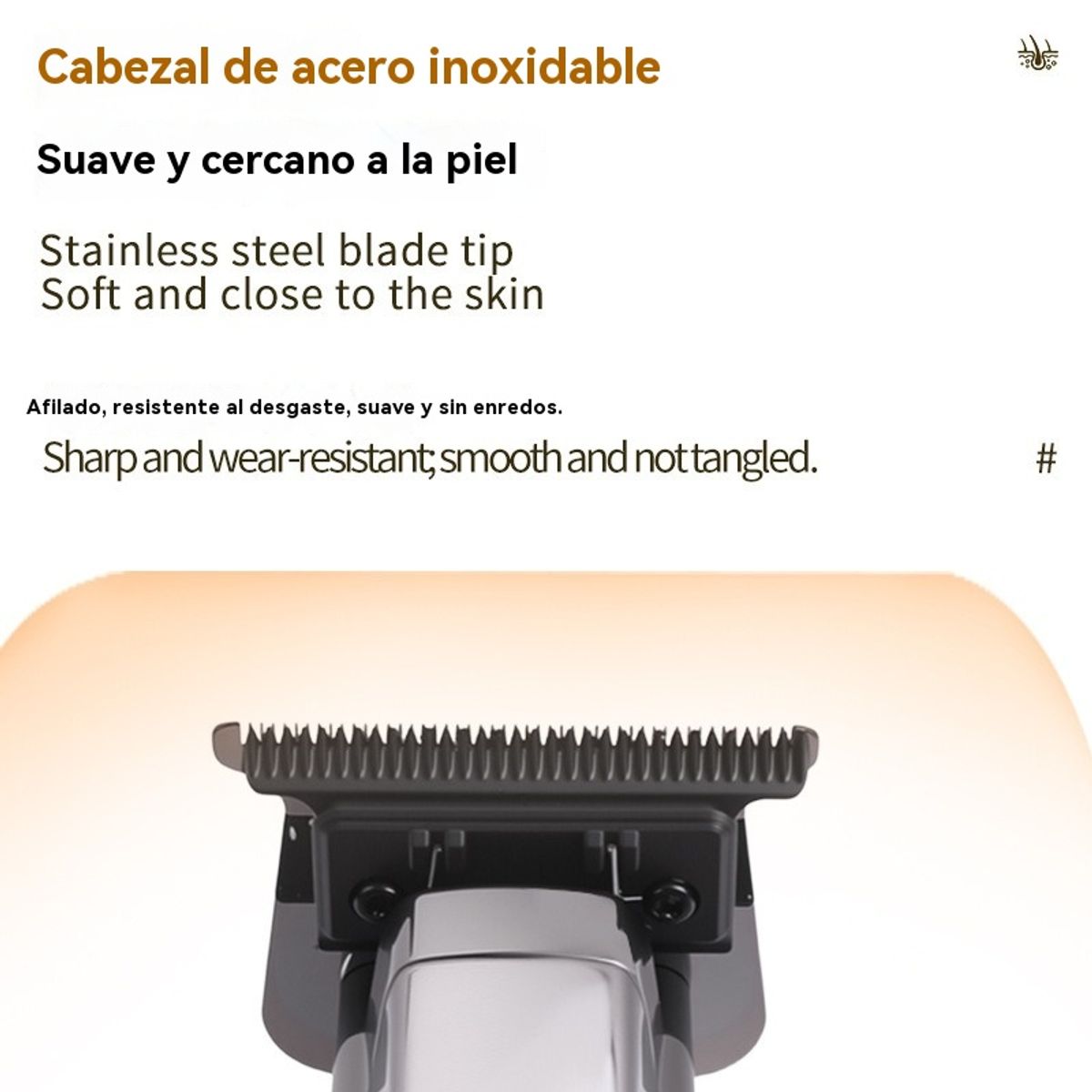 GIOIO - Cortapelo Profesional Inteligente para Diseño y Fade con Pantalla