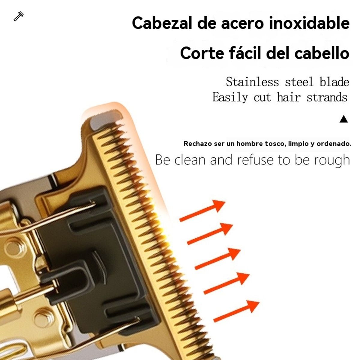 GIOIO - Cortapelo Profesional para Diseño y Corte de Fade Eléctrico