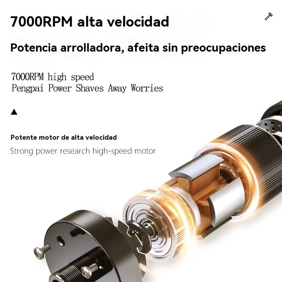 GIOIO - Cortapelo Profesional para Diseño y Corte de Fade Eléctrico