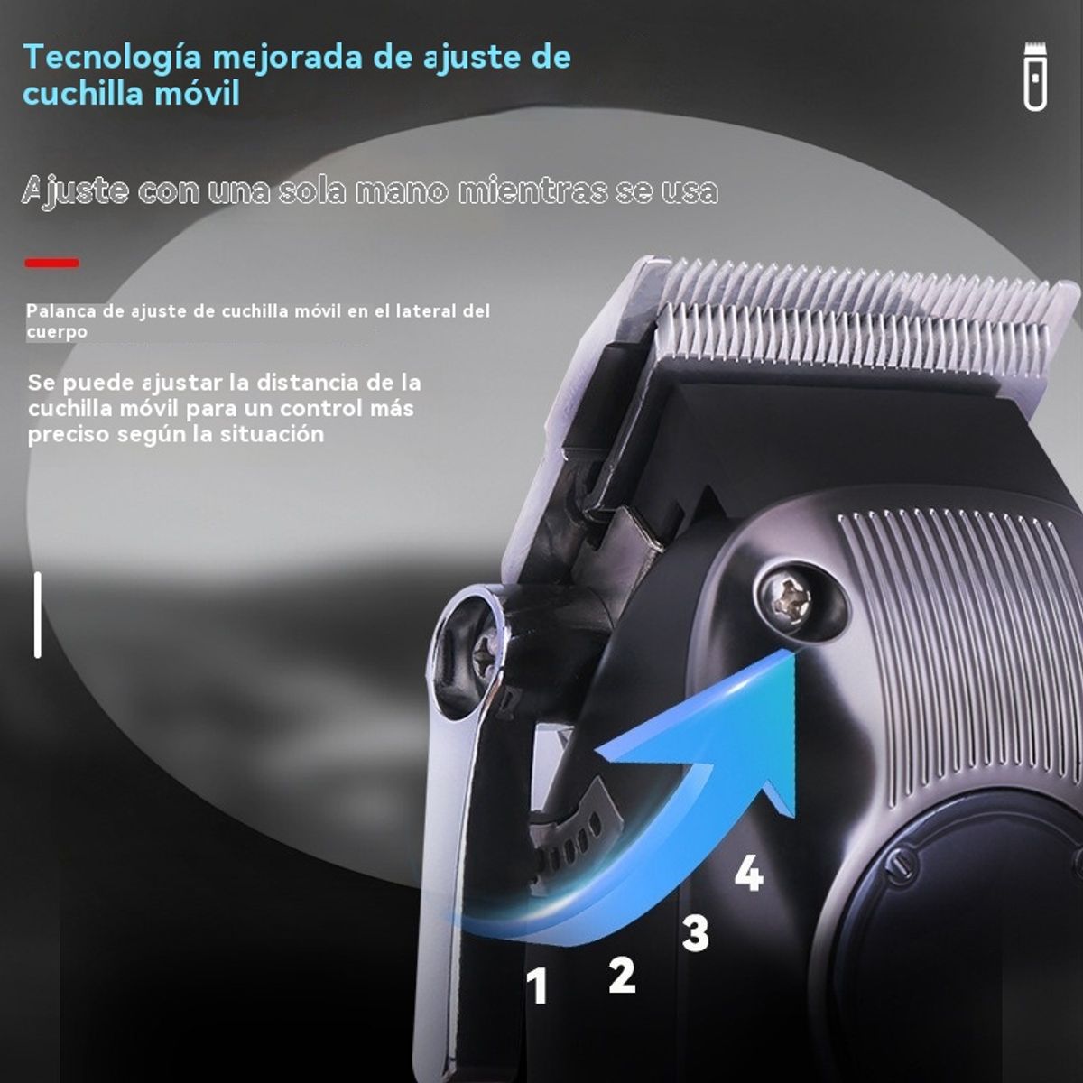 GIOIO - Cortapelo Doméstico con Pantalla para Corte y Diseño