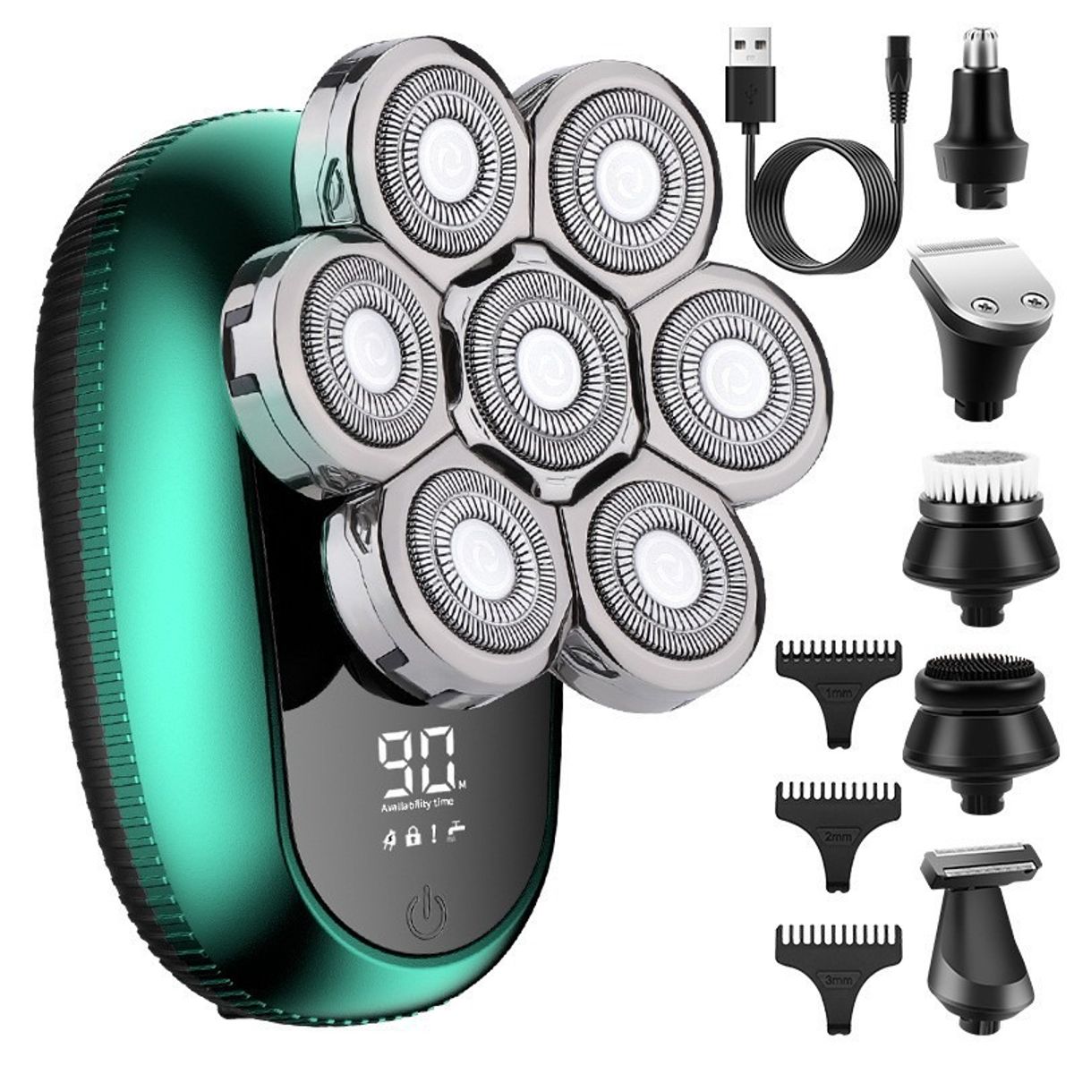 GIOIO - Afeitadora Multifunción para Hombre Barba y Corte de Pelo