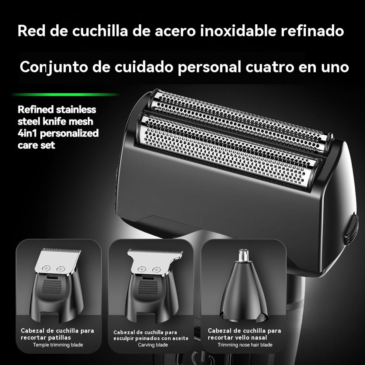 GIOIO - Kit de Cuidado Personal 4 en 1 Recargable USB