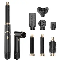 GIOIO - Secador Plegable 6 en 1 con Difusor de Aire para Rizar