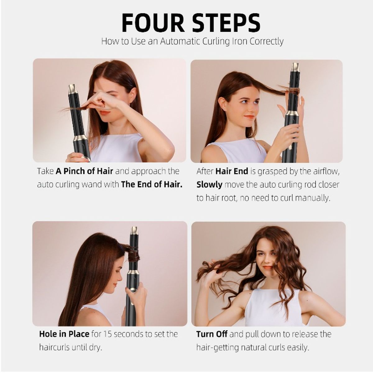 GIOIO - Secador Plegable 6 en 1 con Difusor de Aire para Rizar