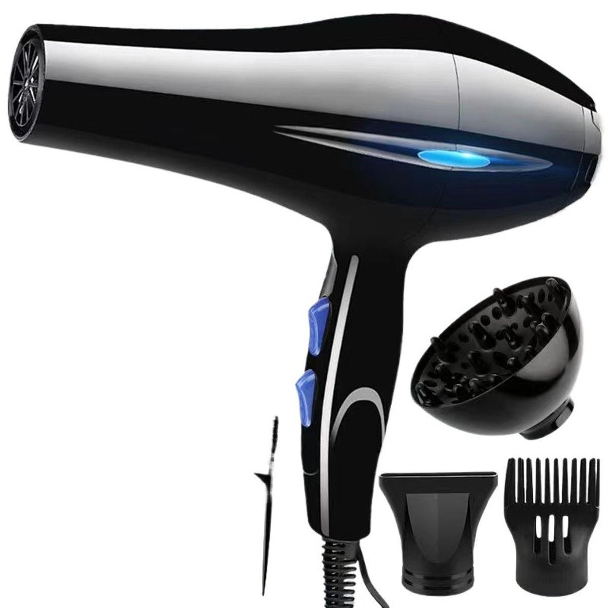 GIOIO - Secador de Pelo de Alta Potencia con Aire Frío y Caliente