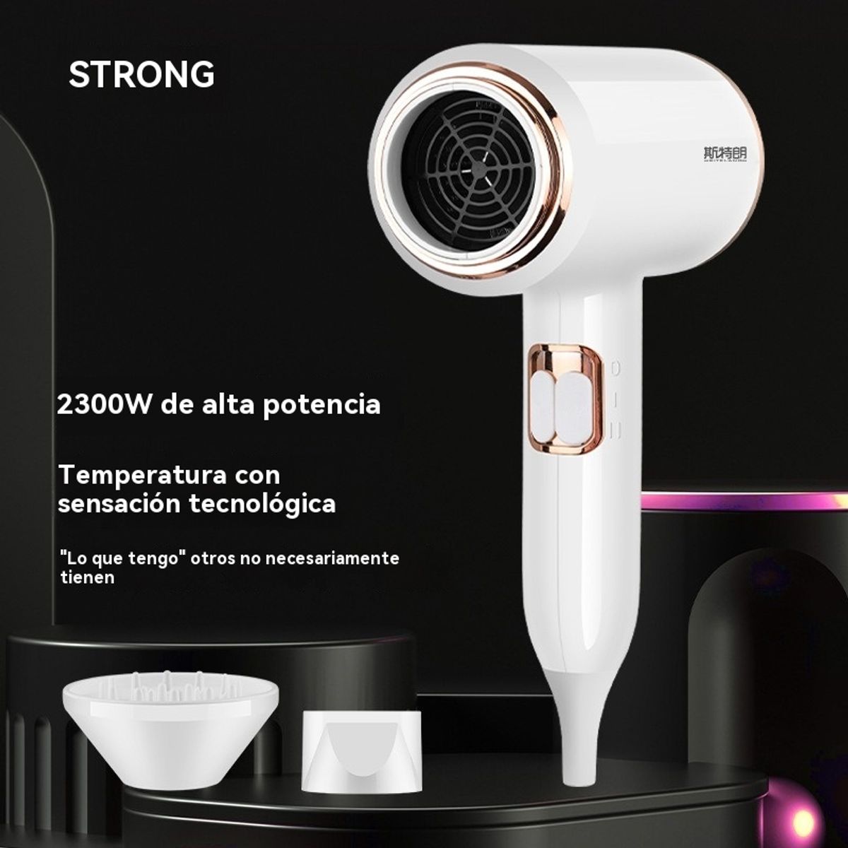 GIOIO - Secador de Alta Velocidad para Uso Doméstico Intensivo