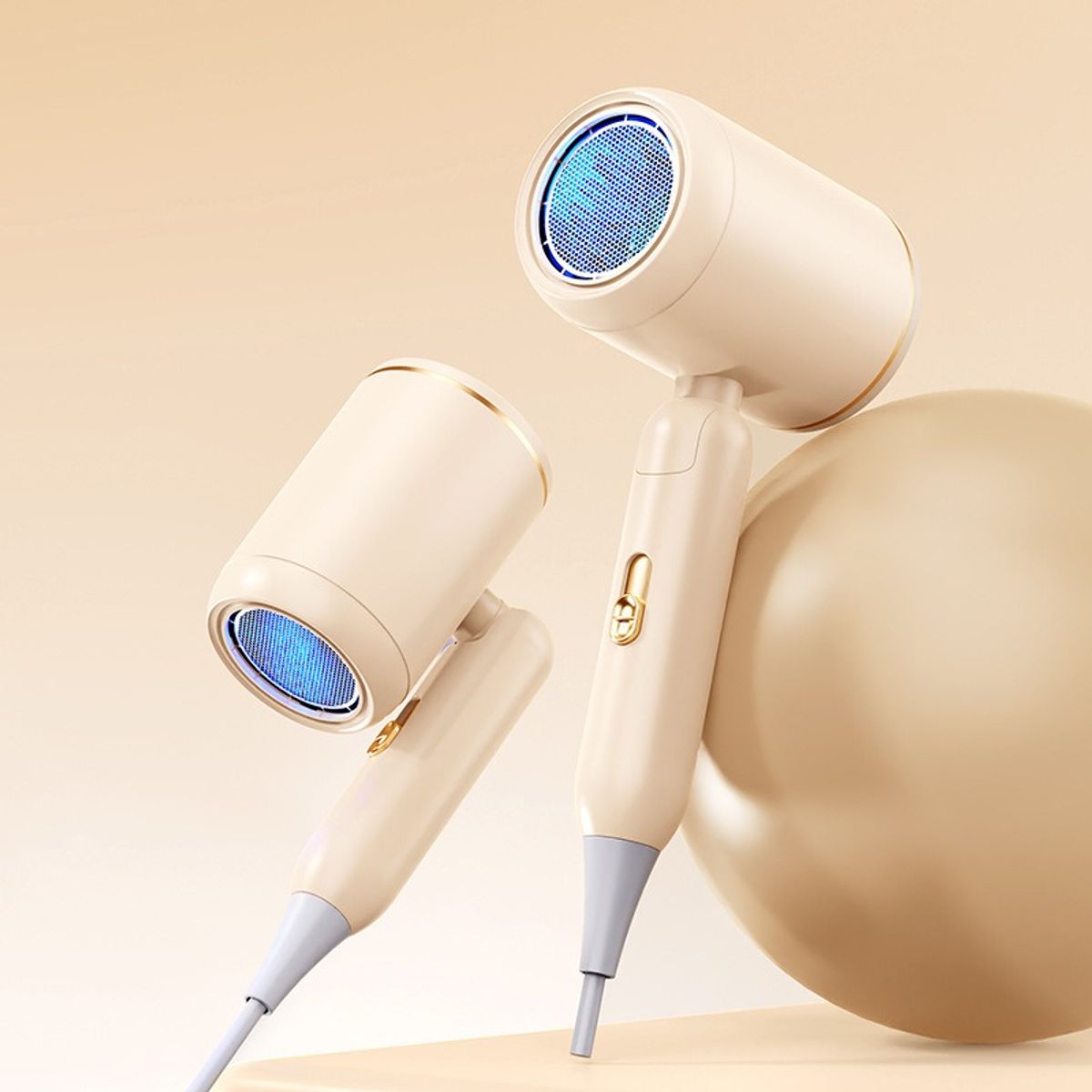 GIOIO - Secador Plegable Portátil de Alta Velocidad y Potencia