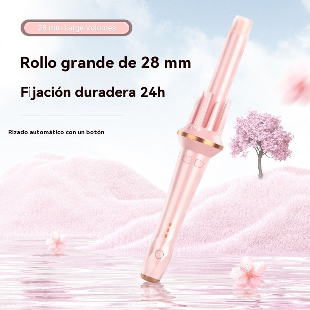 GIOIO - Rizador Rotatorio Automático 28mm para Rulos y Ondas