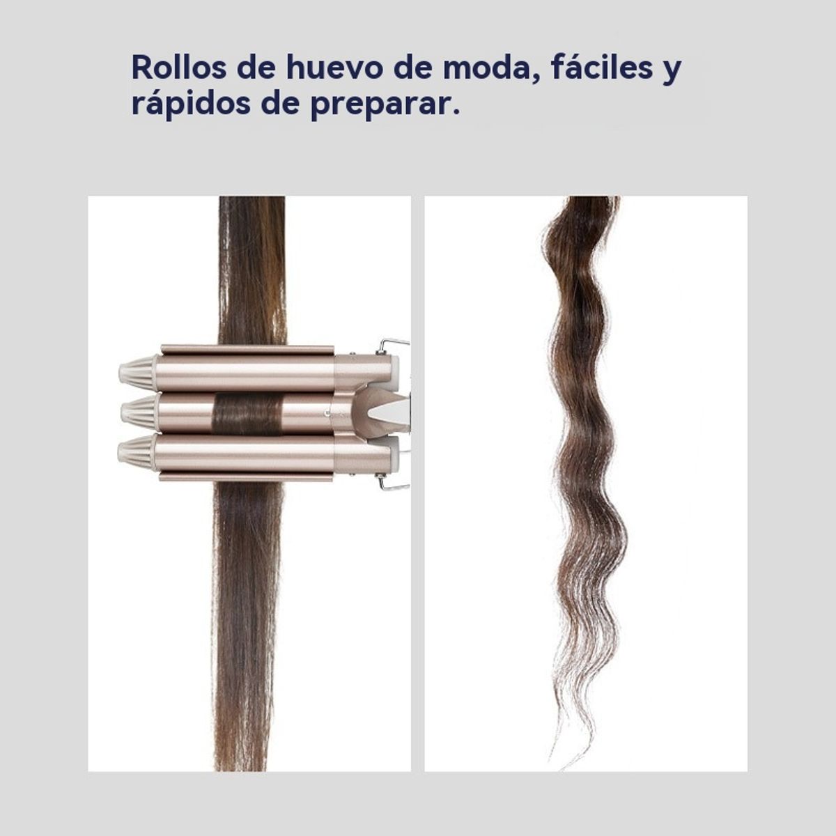 GIOIO - Plancha 3 Barriles Automática para Rulos Huevo y Ondas